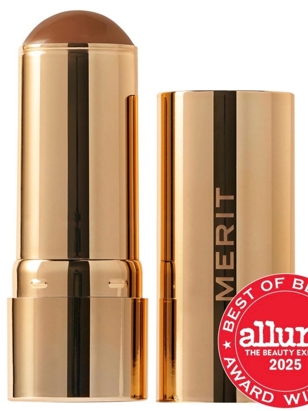 Merit Multi-Use Bronzer Stick — Warm Brown